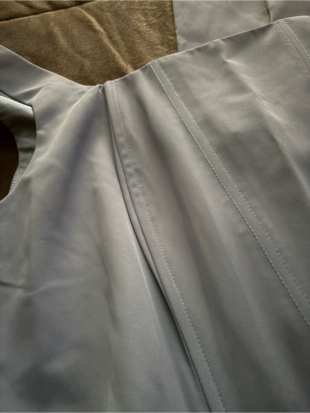 Fashion Nova Powder Blue Square-Neck Jumpsuit - Picture 3 of 7